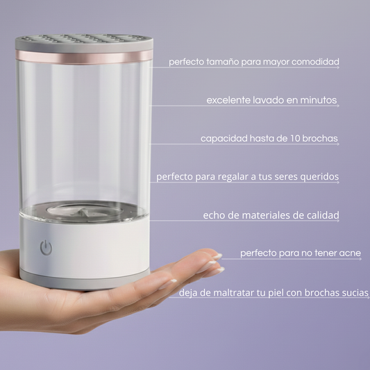 limpiador de brochas electrico